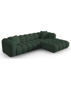 Canapé D'Angle Droit Modulaire Arden 4 Places vert de mer - 300x190x70 cm
