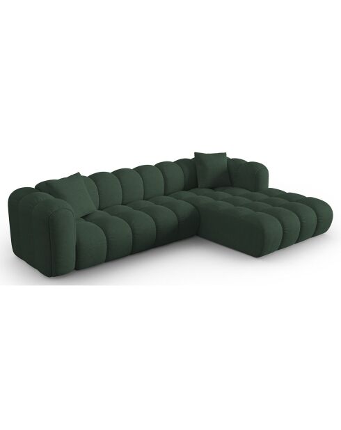 Canapé D'Angle Droit Modulaire Arden 4 Places vert de mer - 300x190x70 cm