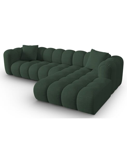 Canapé D'Angle Droit Modulaire Arden 4 Places vert de mer - 300x190x70 cm