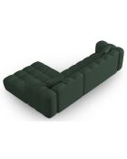 Canapé D'Angle Droit Modulaire Arden 4 Places vert de mer - 300x190x70 cm