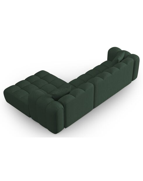 Canapé D'Angle Droit Modulaire Arden 4 Places vert de mer - 300x190x70 cm