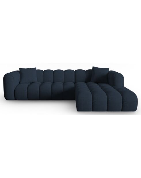 Canapé D'Angle Droit Modulaire Arden 4 Places bleu roi - 300x190x70 cm