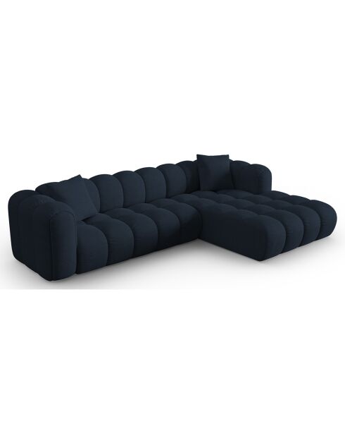 Canapé D'Angle Droit Modulaire Arden 4 Places bleu roi - 300x190x70 cm