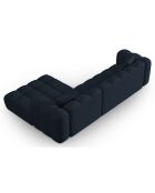 Canapé D'Angle Droit Modulaire Arden 4 Places bleu roi - 300x190x70 cm