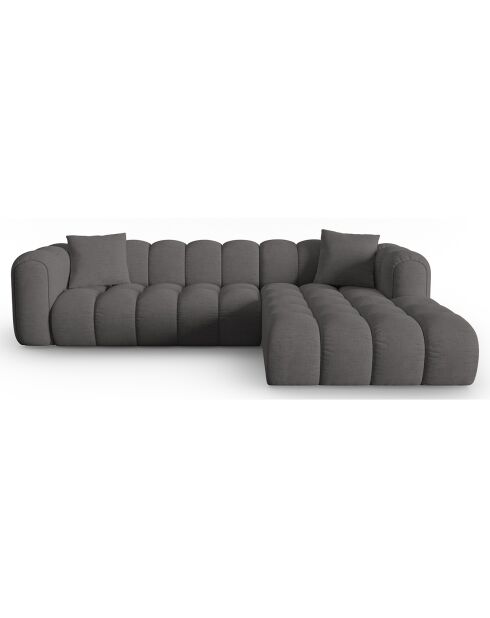 Canapé D'Angle Droit Modulaire Arden 4 Places gris - 300x190x70 cm