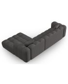 Canapé D'Angle Droit Modulaire Arden 4 Places gris - 300x190x70 cm