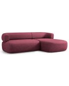 Canapé D'Angle Droit Estro 3 Places cerisier - 225x145x73 cm