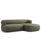 Canapé D'Angle Droit Estro 3 Places vert - 225x145x73 cm