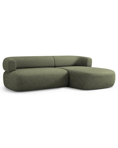 Canapé D'Angle Droit Estro 3 Places vert - 225x145x73 cm