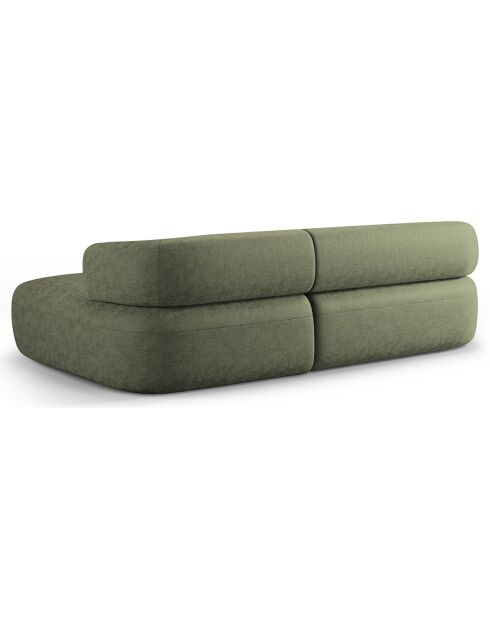 Canapé D'Angle Droit Estro 3 Places vert - 225x145x73 cm