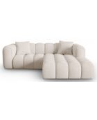 Canapé D'Angle Droit Modulaire Arden 3 Places beige - 238x190x70 cm