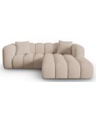 Canapé D'Angle Droit Modulaire Arden 3 Places cappuccino - 238x190x70 cm