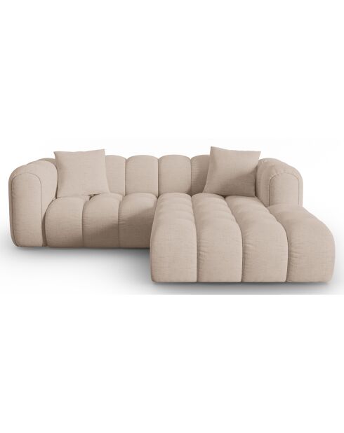 Canapé D'Angle Droit Modulaire Arden 3 Places cappuccino - 238x190x70 cm