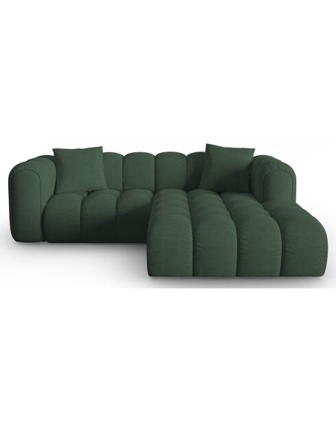 Canapé D'Angle Droit Modulaire Arden 3 Places vert de mer - 238x190x70 cm