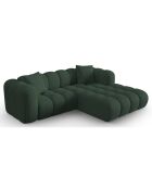 Canapé D'Angle Droit Modulaire Arden 3 Places vert de mer - 238x190x70 cm