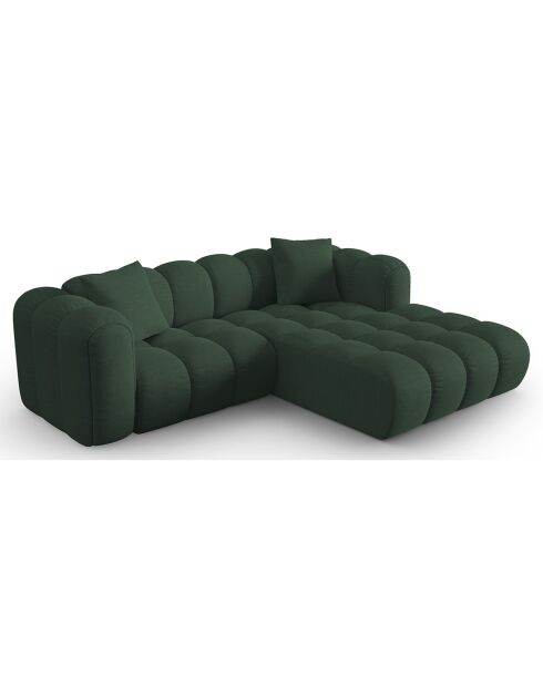 Canapé D'Angle Droit Modulaire Arden 3 Places vert de mer - 238x190x70 cm