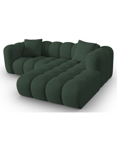 Canapé D'Angle Droit Modulaire Arden 3 Places vert de mer - 238x190x70 cm