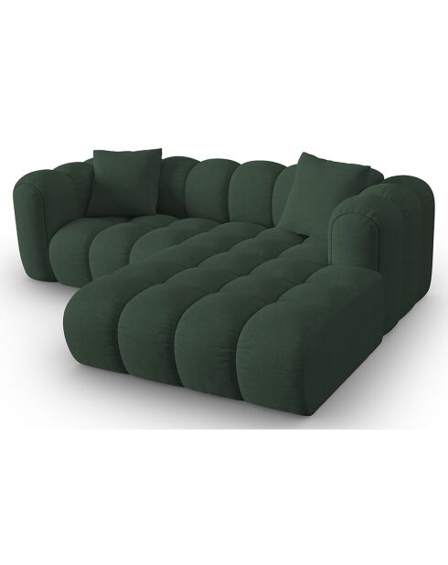 Canapé D'Angle Droit Modulaire Arden 3 Places vert de mer - 238x190x70 cm