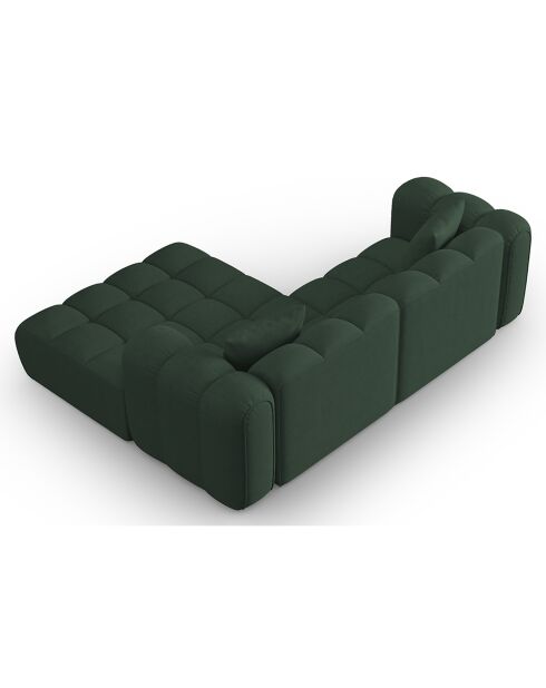 Canapé D'Angle Droit Modulaire Arden 3 Places vert de mer - 238x190x70 cm