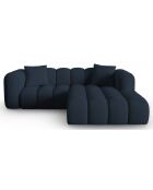 Canapé D'Angle Droit Modulaire Arden 3 Places bleu roi - 238x190x70 cm