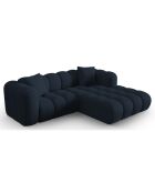 Canapé D'Angle Droit Modulaire Arden 3 Places bleu roi - 238x190x70 cm