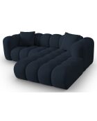 Canapé D'Angle Droit Modulaire Arden 3 Places bleu roi - 238x190x70 cm