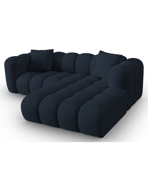 Canapé D'Angle Droit Modulaire Arden 3 Places bleu roi - 238x190x70 cm