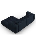 Canapé D'Angle Droit Modulaire Arden 3 Places bleu roi - 238x190x70 cm