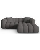 Canapé D'Angle Droit Modulaire Arden 3 Places gris - 238x190x70 cm