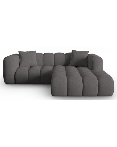 Canapé D'Angle Droit Modulaire Arden 3 Places gris - 238x190x70 cm
