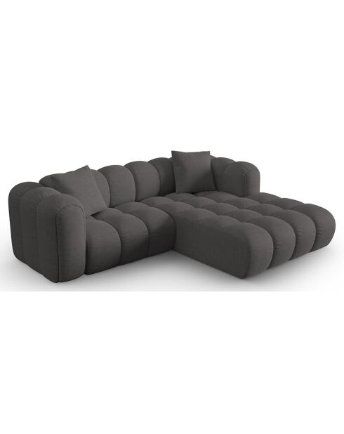 Canapé D'Angle Droit Modulaire Arden 3 Places gris - 238x190x70 cm