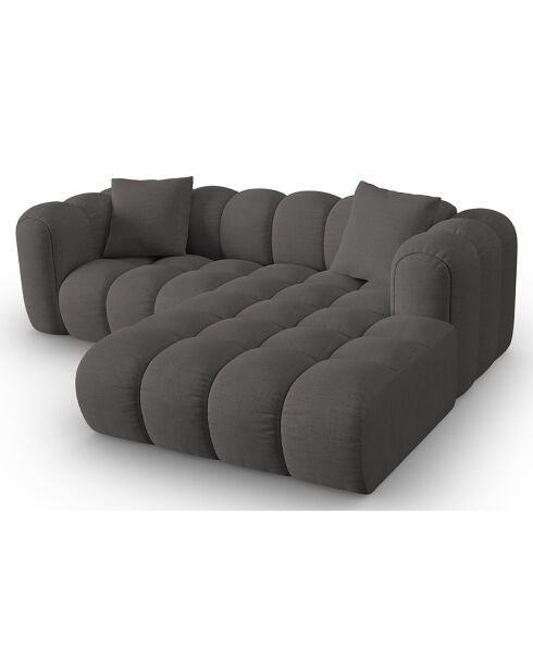 Canapé D'Angle Droit Modulaire Arden 3 Places gris - 238x190x70 cm