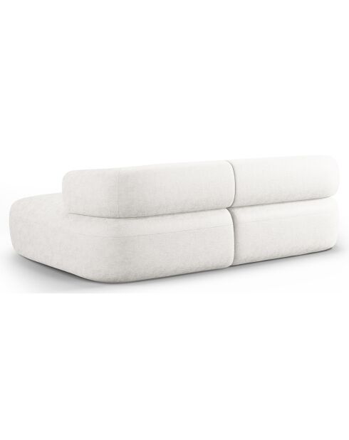 Canapé D'Angle Droit Estro 3 Places beige clair - 200x145x73 cm