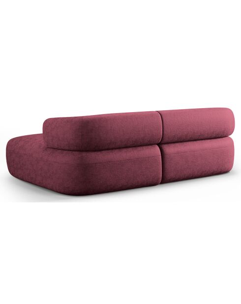 Canapé D'Angle Droit Estro 3 Places cerisier - 200x145x73 cm