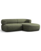 Canapé D'Angle Droit Estro 3 Places vert - 200x145x73 cm