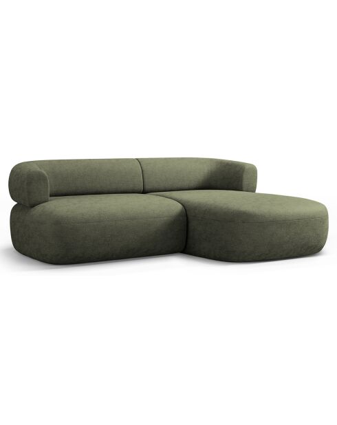 Canapé D'Angle Droit Estro 3 Places vert - 200x145x73 cm
