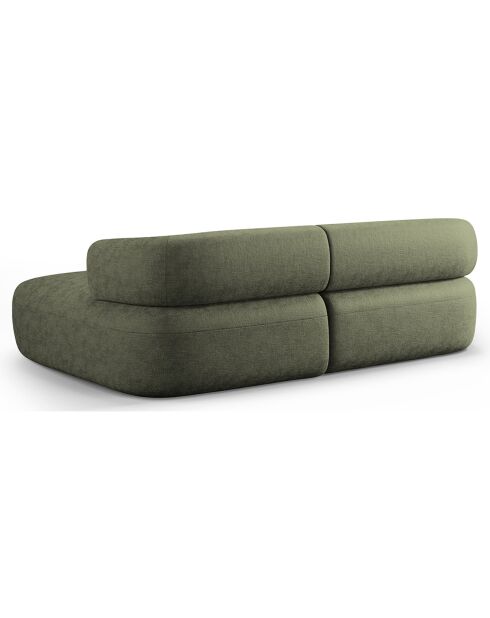 Canapé D'Angle Droit Estro 3 Places vert - 200x145x73 cm