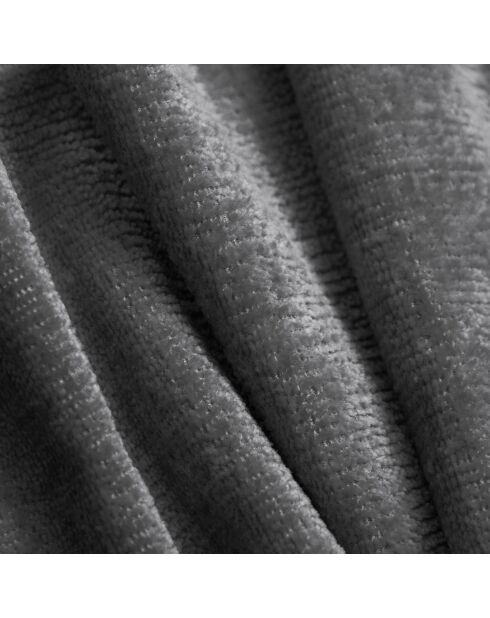 Canapé D'Angle Droit Estro 3 Places gris foncé - 200x145x73 cm