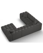 Canapé D'Angle Gauche Panoramique Modulable Arden 6 Places gris - 330x238x70 cm