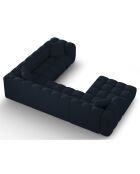 Canapé D'Angle Droit Panoramique Modulable Arden 6 Places bleu roi - 330x238x70 cm