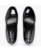 Escarpins en Cuir verni Valence noirs - Talon 8 cm