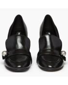 Escarpins en Cuir Honfleur noirs - Talon 8.5 cm