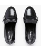 Escarpins en Cuir Honfleur noirs - Talon 8.5 cm