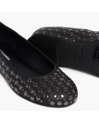 Ballerines en Cuir Beaune noires