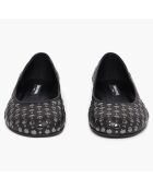 Ballerines en Cuir Beaune noires