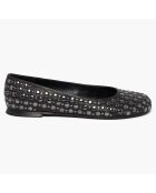 Ballerines en Cuir Beaune noires