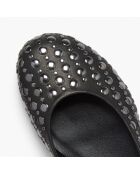 Ballerines en Cuir Beaune noires