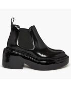 Chelsea boots en Cuir Montresor noires - Talon 6 cm