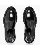 Chelsea boots en Cuir Montresor noires - Talon 6 cm