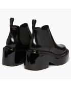 Chelsea boots en Cuir Montresor noires - Talon 6 cm